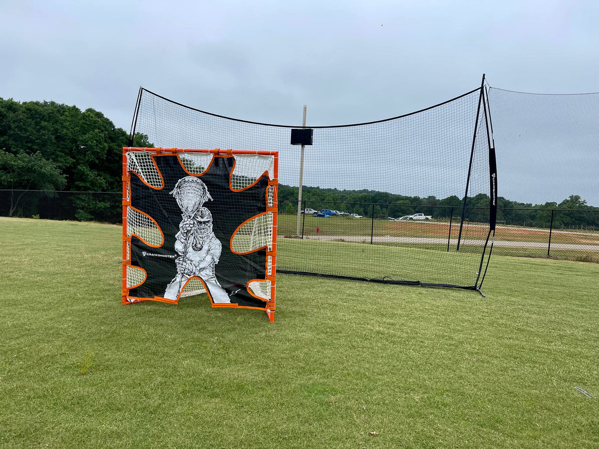Crankshooter® Hi-Impact Lacrosse Shot Trainer for 6'x6'x7' Goal