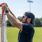 Crankshooter® Quick Clip™ Tournament Lacrosse Goal, 6'x6'x7', Quick-Attach Netting in 90 Seconds, Includes 5mm or 6mm White or Black Net