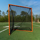 Crankshooter® High School Practice Lacrosse Goal, 6'x6'x7', 59 lbs, Lacing Rails, Includes 6mm or 7mm Net