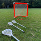 Crankshooter® Mini Lacrosse Goal Set, Includes 2 Goals, 3 Sticks & Soft Ball