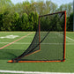 Crankshooter® High School Practice Lacrosse Goal, 6'x6'x7', 59 lbs, Lacing Rails, Includes 6mm or 7mm Net