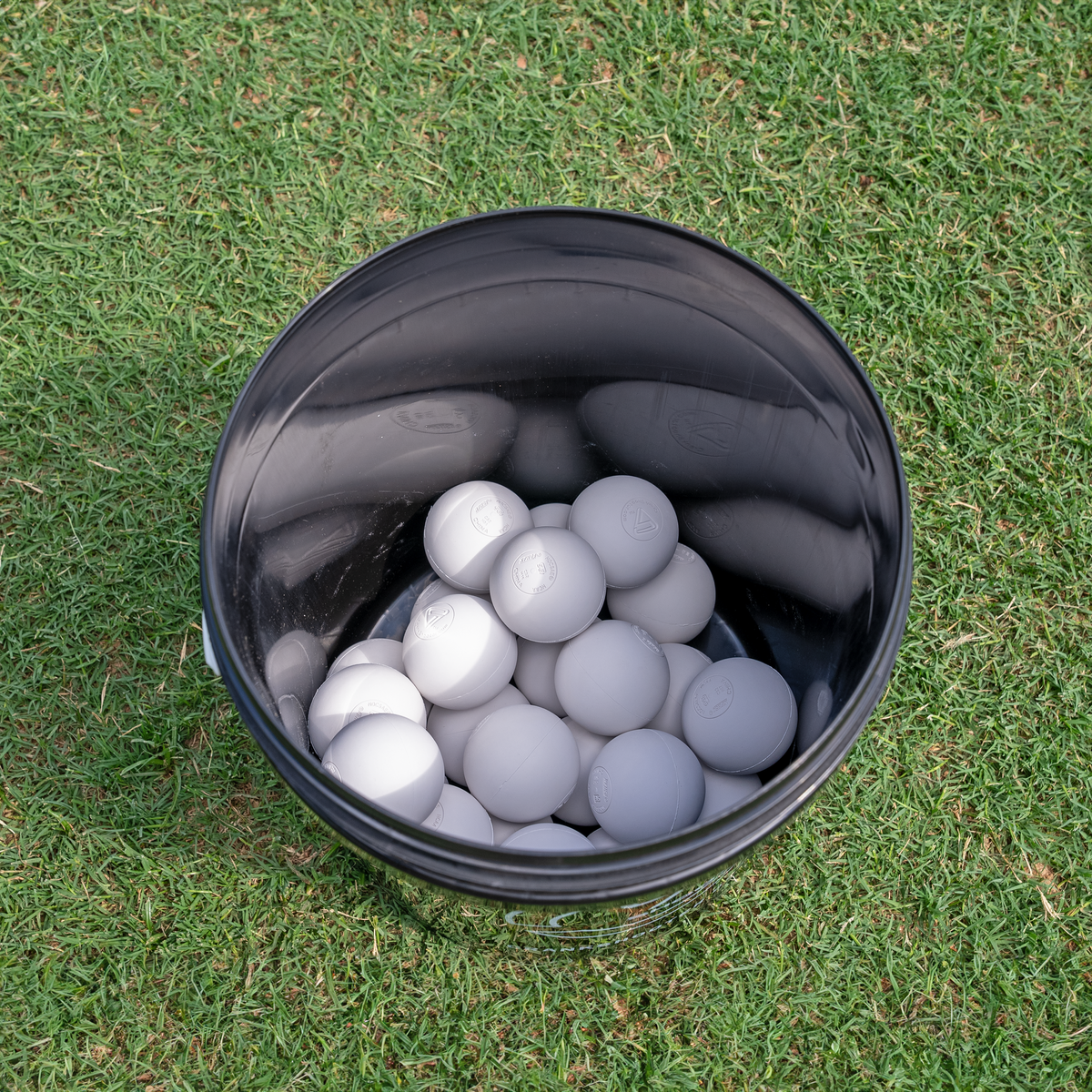 Crankshooter® Lacrosse Ball Bucket, Official Game Balls, 12 to 60 Pack, Fully Certified, Padded Lid & Handle