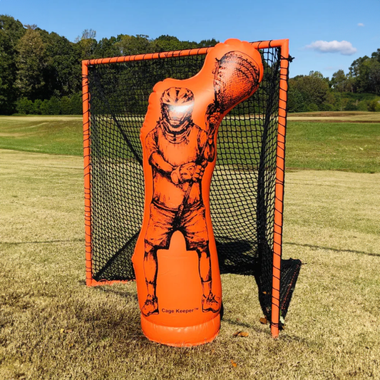Crankshooter® Cage Keeper™ Inflatable Lacrosse Goalie & Shooting Trainer
