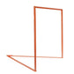 Crankshooter® Official Box Lacrosse Game Goal, 4'x4'x5', 68 lbs, Flat Base with Lacing Rails, Includes 5mm, 6mm or 7mm Net