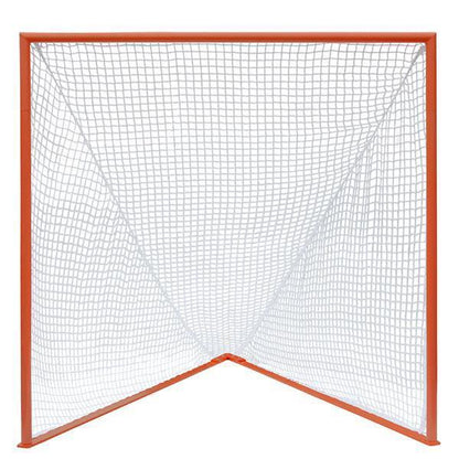 Crankshooter® Official Box Lacrosse Game Goal, 4'x4'x5', 68 lbs, Flat Base with Lacing Rails, Includes 5mm, 6mm or 7mm Net