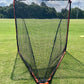 Open Box — Crankshooter® Folding Lacrosse Goal, 6'x6'x7', 30 lbs, Includes 5mm Black Net