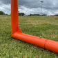 Crankshooter® Tournament Lacrosse Goal, 6'x6'x7', 35 lbs, Includes 4mm-7mm White or Black Net