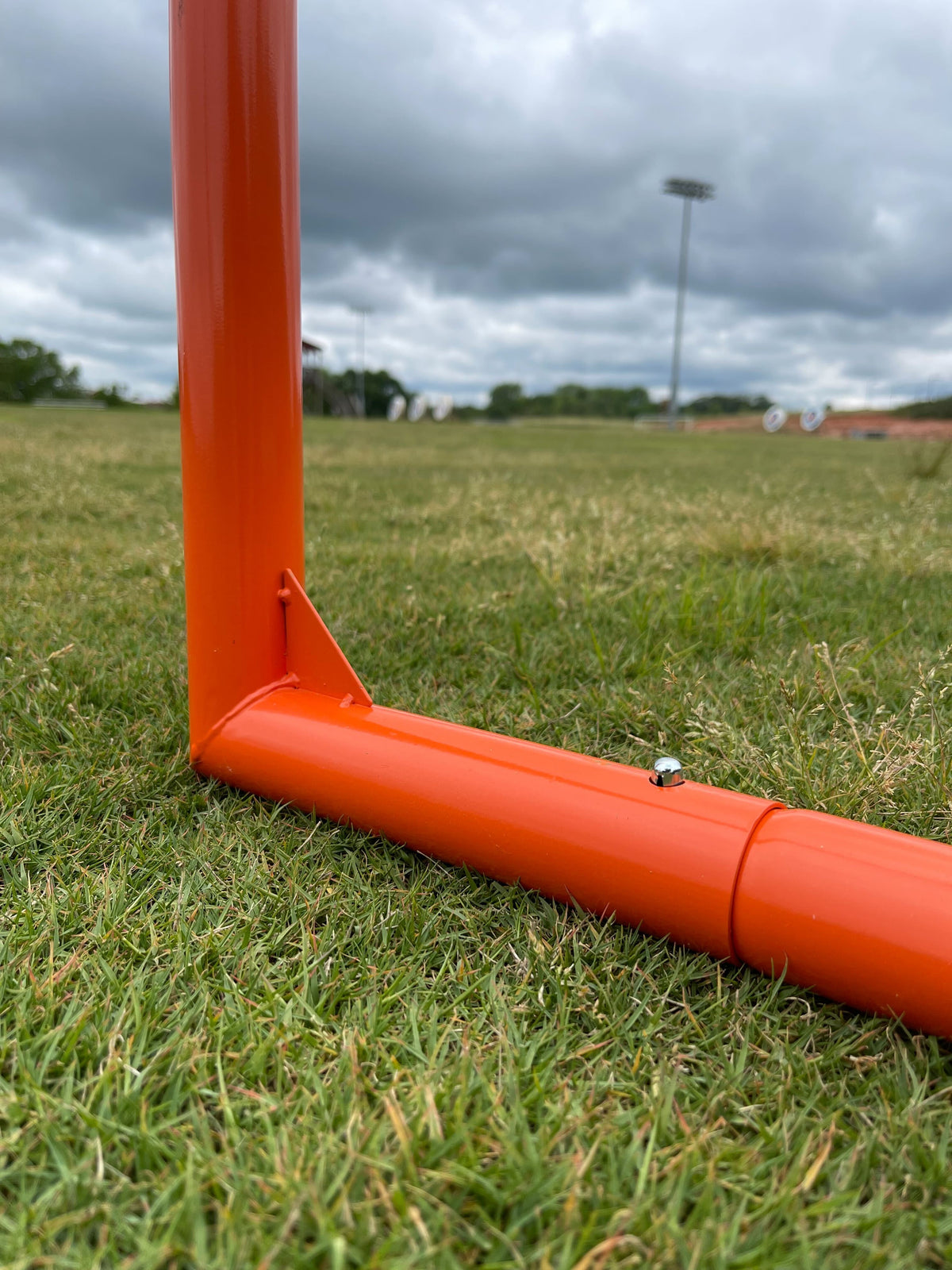 Crankshooter® Tournament Lacrosse Goal, 6'x6'x7', 35 lbs, Includes 4mm-7mm White or Black Net