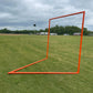 Crankshooter® Tournament Lacrosse Goal, 6'x6'x7', 35 lbs, Includes 4mm-7mm White or Black Net