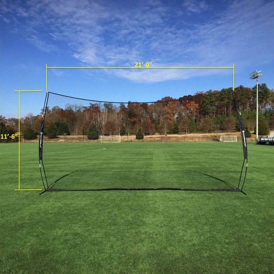Crankshooter® Pop-Up Lacrosse Backstop, 21'x11'