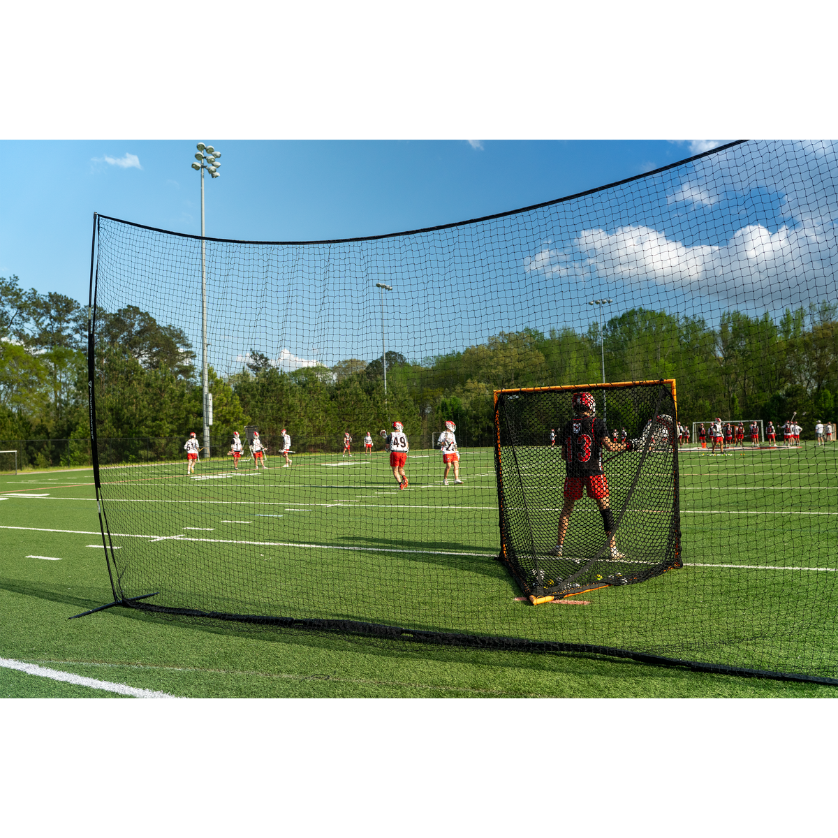 Crankshooter® Pop-Up Lacrosse Backstop, 21'x11'