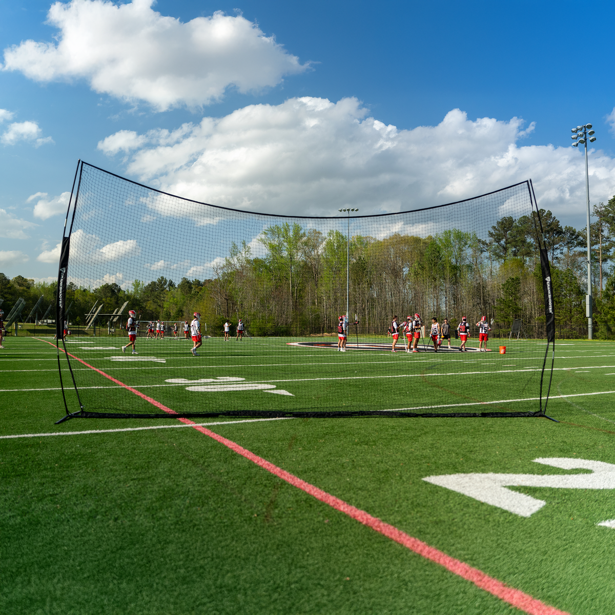 Crankshooter® Pop-Up Lacrosse Backstop, 21'x11'