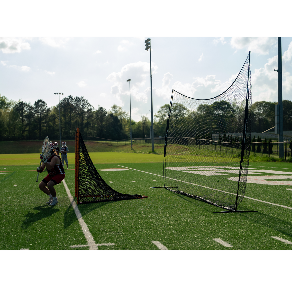 Crankshooter® Pop-Up Lacrosse Backstop, 21'x11'