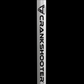 Crankshooter® Dagger Carbon Fiber Lacrosse Shaft, 30", Matte White & "USA Tough" Editions