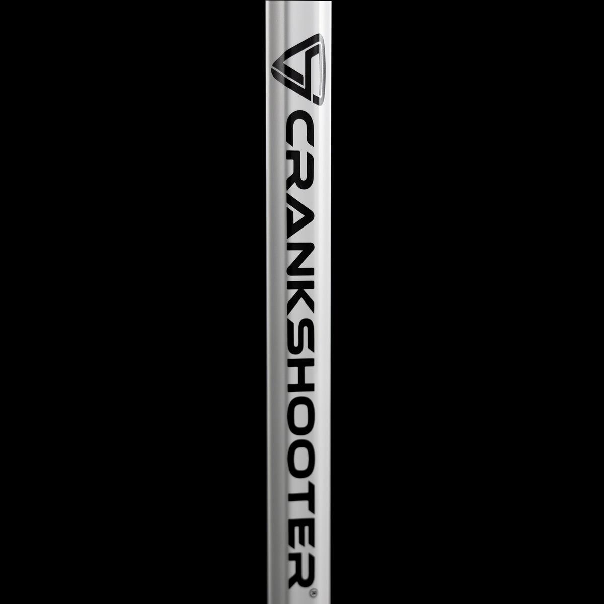Crankshooter® Dagger Carbon Fiber Lacrosse Shaft, 30", Matte White & "USA Tough" Editions
