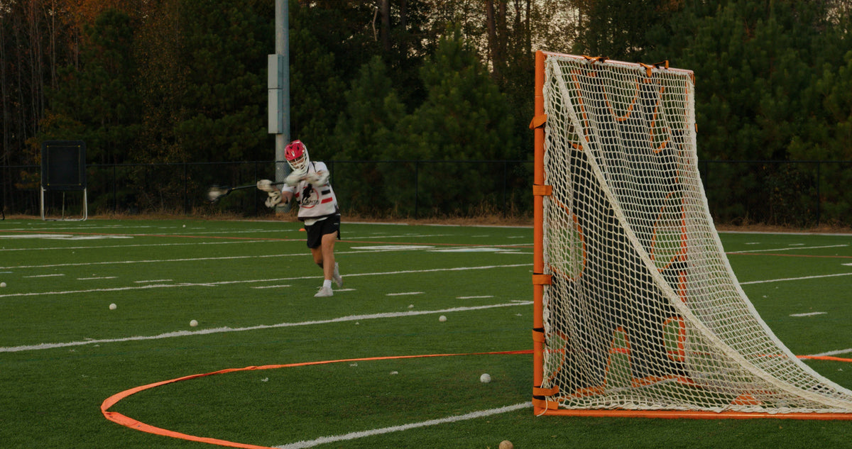 Crankshooter® Hi-Impact Lacrosse Shot Trainer for 6'x6'x7' Goal