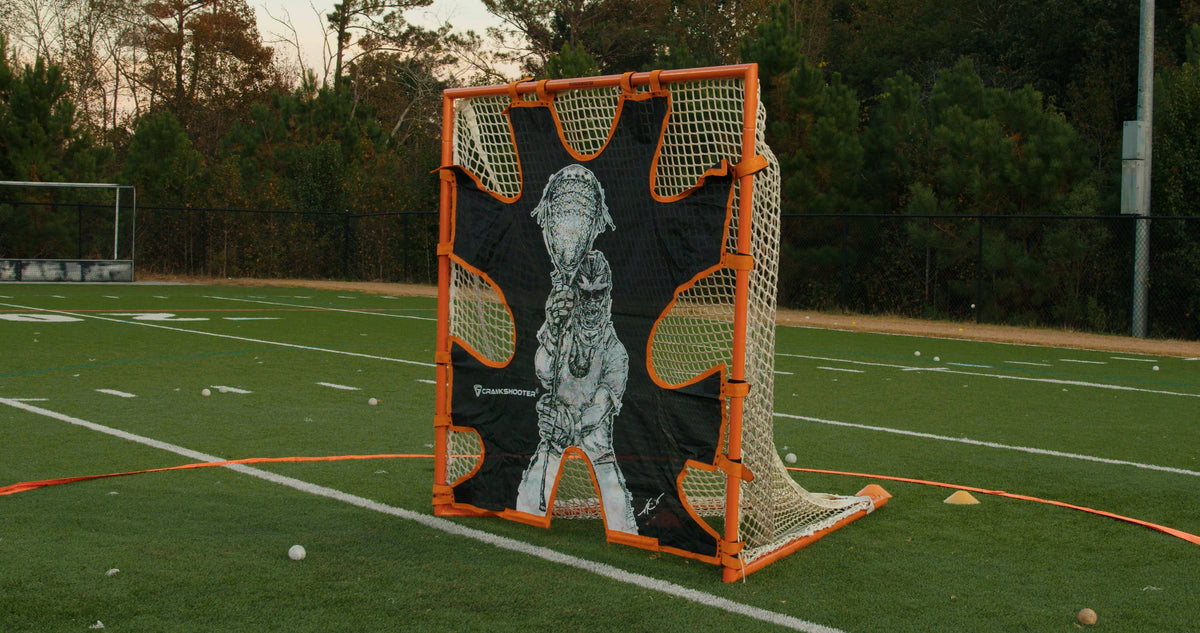 Crankshooter® Hi-Impact Lacrosse Shot Trainer for 6'x6'x7' Goal