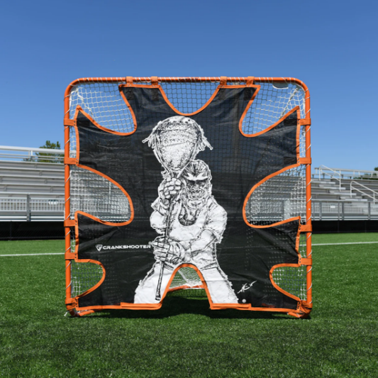 Crankshooter® Hi-Impact Lacrosse Shot Trainer for 6'x6'x7' Goal