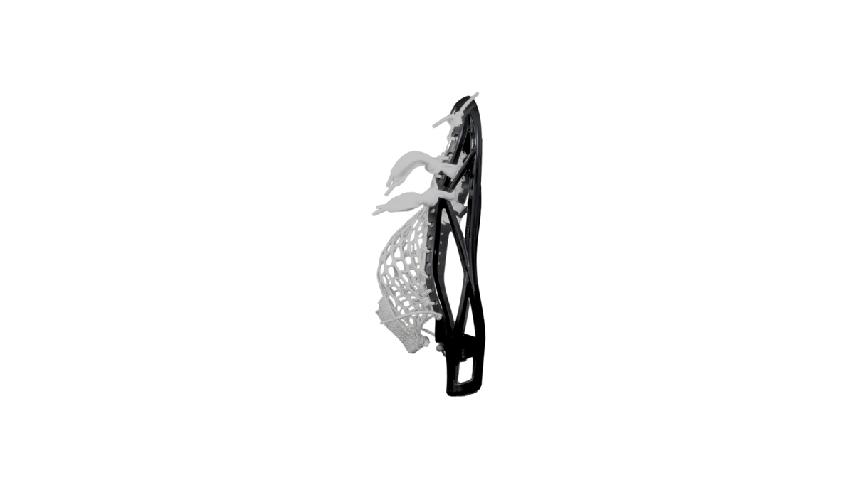 Crankshooter® TALON Lacrosse Head, Fully Strung, Intermediate/Beginner, White or Black