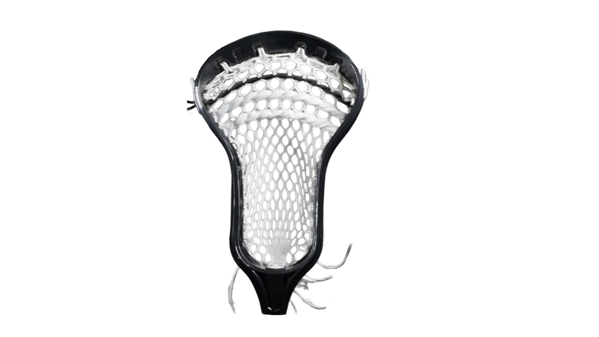 Crankshooter® TALON X Lacrosse Head, Fully Strung, Intermediate/Advanced, White or Black