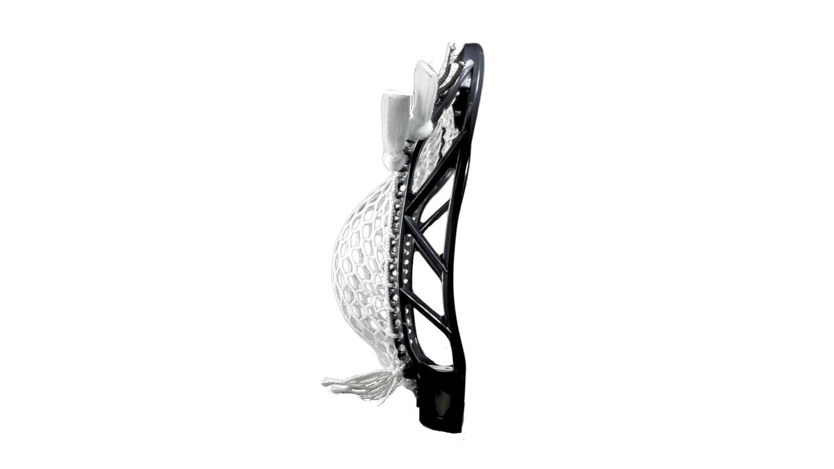 Crankshooter® TALON X Lacrosse Head, Fully Strung, Intermediate/Advanced, White or Black