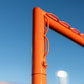 Crankshooter® High School Practice Lacrosse Goal, Frame Only, 6'x6'x7', 59 lbs, Lacing Rails