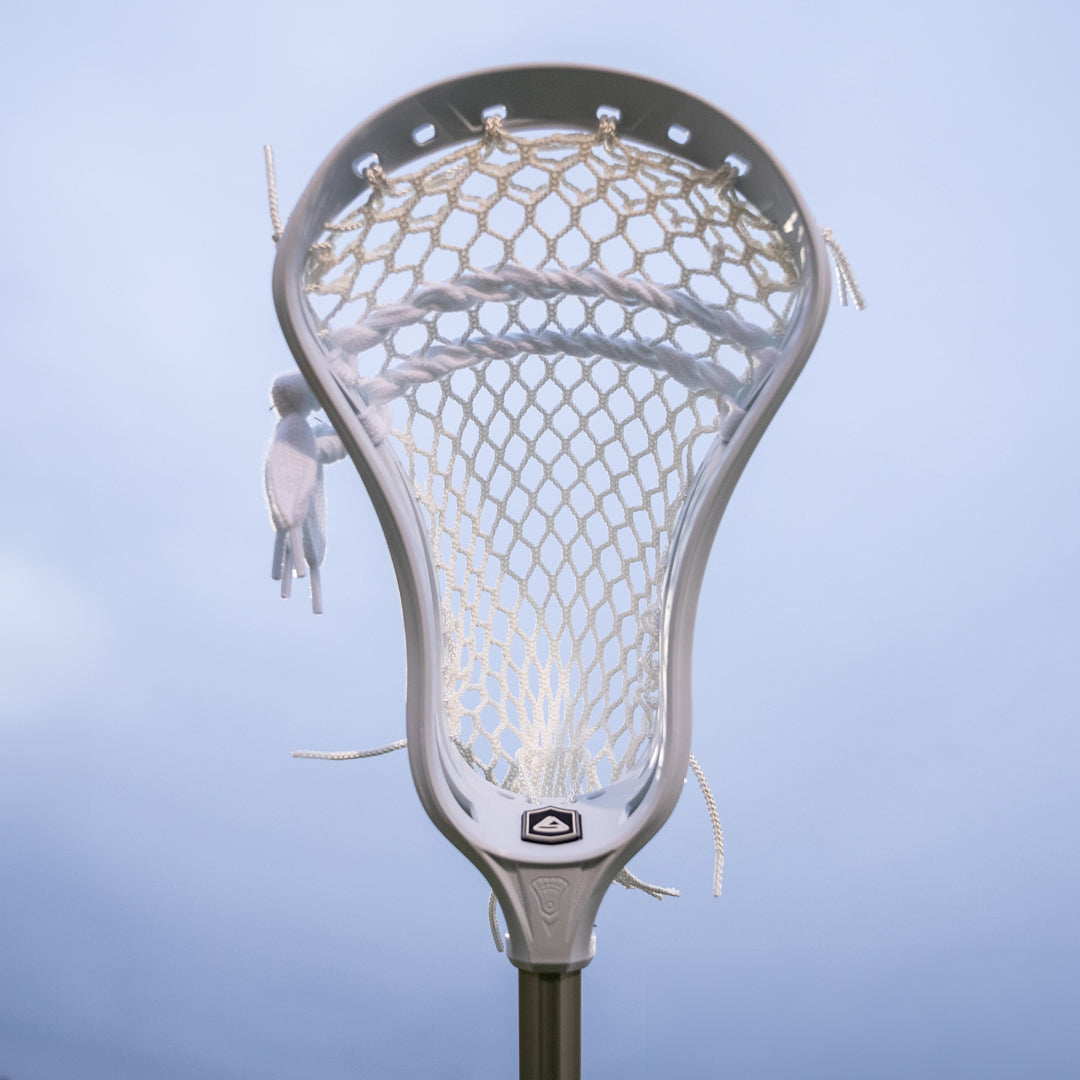 Crankshooter® TALON Lacrosse Head, Fully Strung, Intermediate/Beginner, White or Black