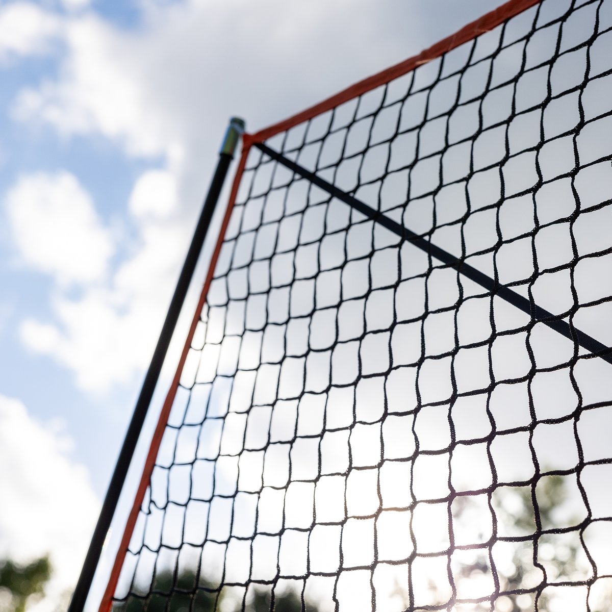 Crankshooter® Orbit Lacrosse Backstop, 12'x9', Wraparound Design