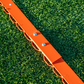 Crankshooter® Compact College/High School Lacrosse Game Goal, 6'x6'x7', 118 lbs, Flat Base with Lacing Rails, Includes 6mm or 7mm White Net