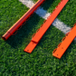 Crankshooter® Compact College/High School Lacrosse Game Goal, 6'x6'x7', 118 lbs, Flat Base with Lacing Rails, Includes 6mm or 7mm White Net
