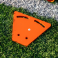 Crankshooter® Compact College/High School Lacrosse Game Goal, 6'x6'x7', 118 lbs, Flat Base with Lacing Rails, Includes 6mm or 7mm White Net