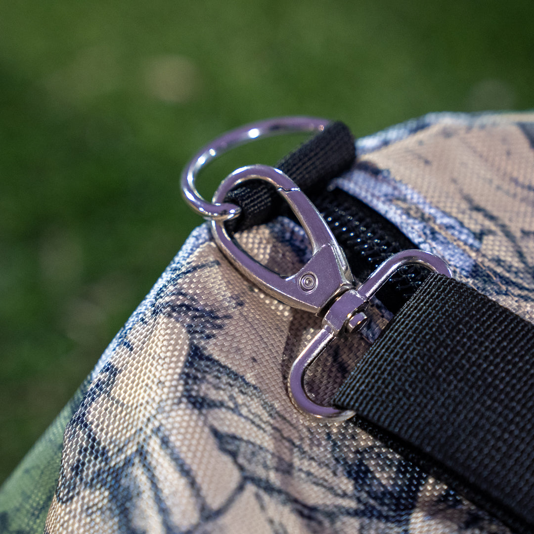 Crankshooter® Lacrosse Gear Duffel Bag, CrankCamo by The Art of Lax™, High-Performance Material