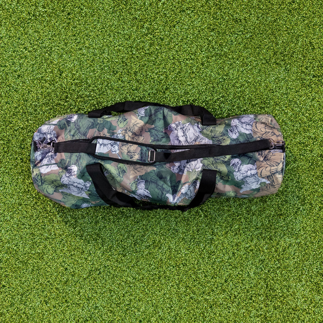 Crankshooter® Lacrosse Gear Duffel Bag, CrankCamo by The Art of Lax™, High-Performance Material