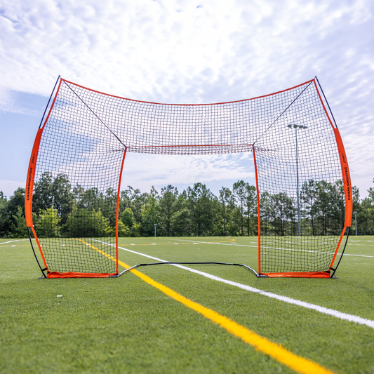 Crankshooter® Orbit Lacrosse Backstop, 12'x9', Wraparound Design