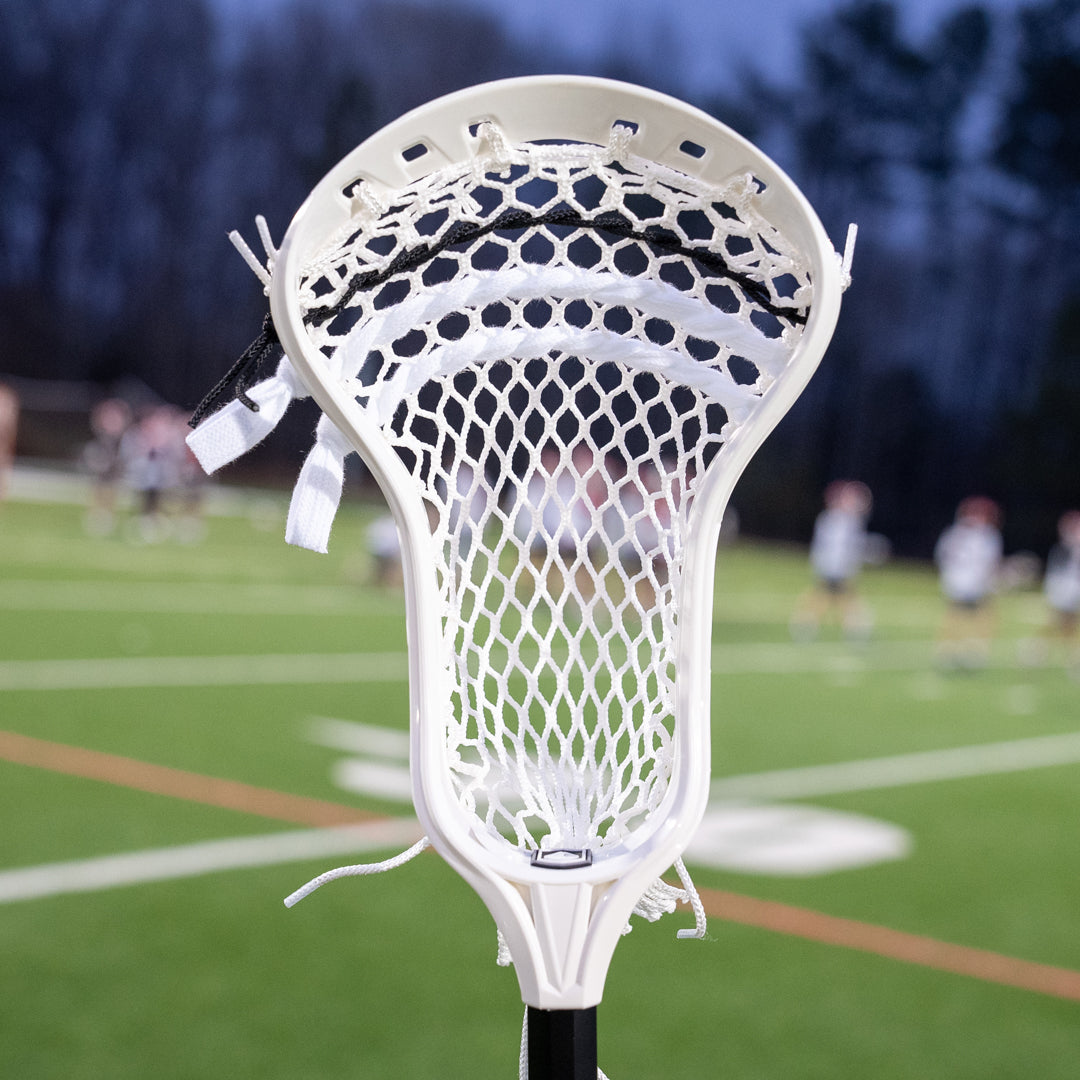 Crankshooter® TALON X Lacrosse Head, Fully Strung, Intermediate/Advanced, White or Black