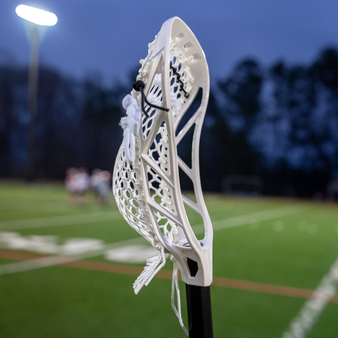 Crankshooter® TALON X Lacrosse Head, Fully Strung, Intermediate/Advanced, White or Black