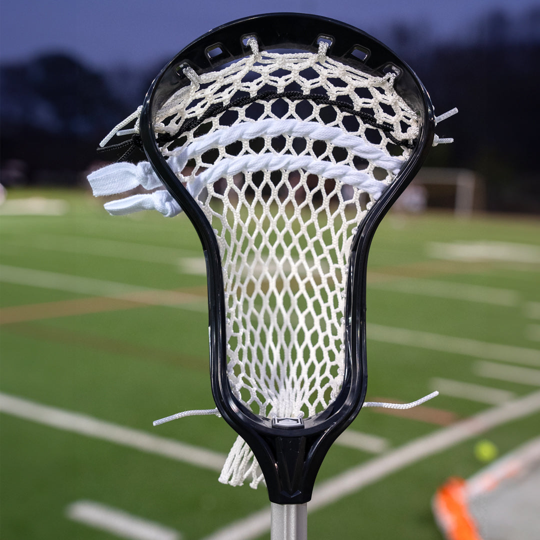Crankshooter® TALON X Lacrosse Head, Fully Strung, Intermediate/Advanced, White or Black