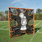 Crankshooter® Hi-Impact Lacrosse Shot Trainer for 6'x6'x7' Goal, Female Goalie, Triple Stitching