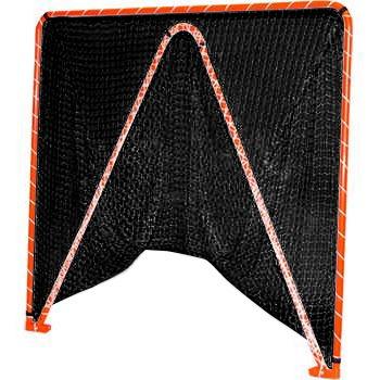 Open Box — Crankshooter® Folding Lacrosse Goal, 6'x6'x7', 30 lbs, Includes 5mm Black Net