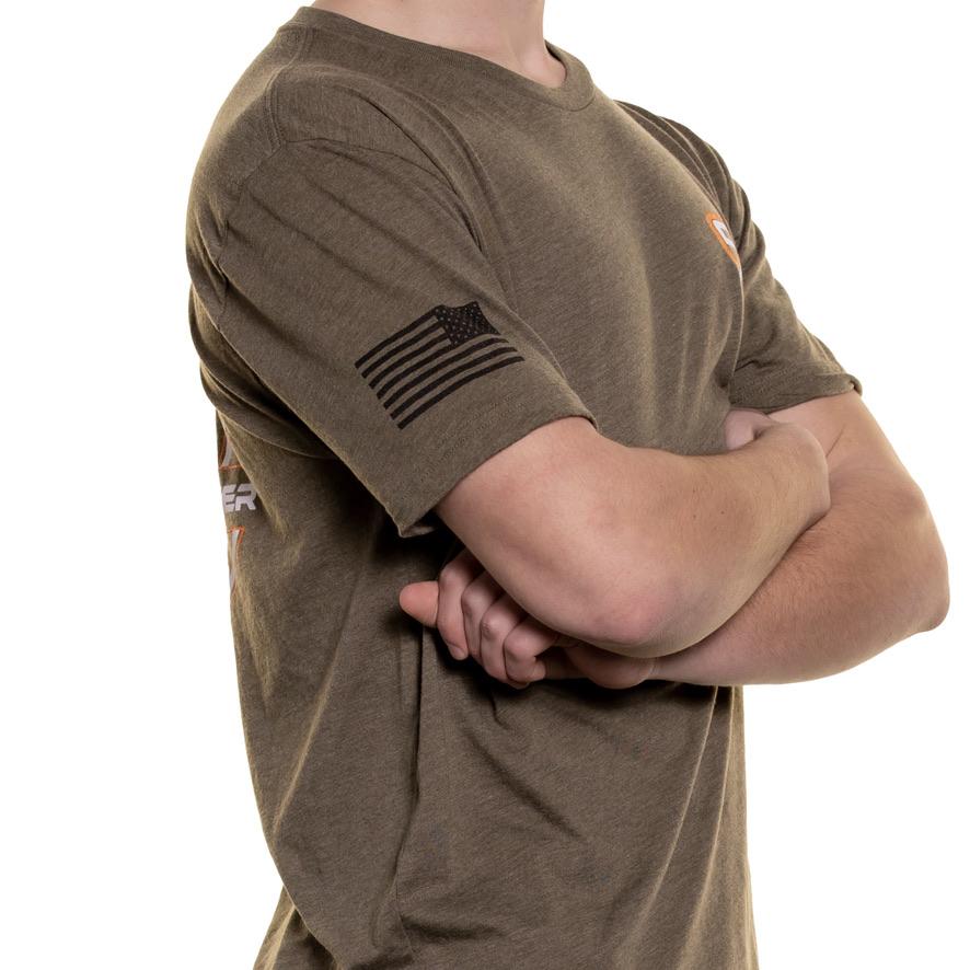 Crankshooter® Lacrosse T-Shirt, Green, Short Sleeve, Made in USA