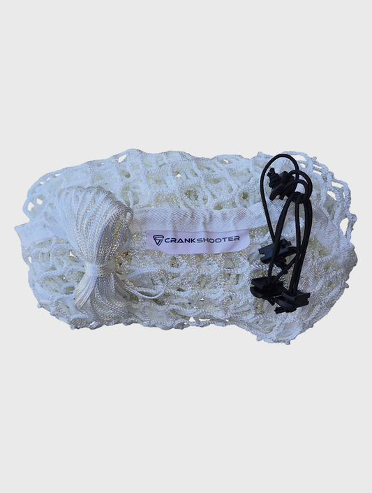 Crankshooter® 4mm Box Lacrosse Net, 4'x4'x5', White