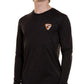 Crankshooter® Lacrosse T-Shirt, Black, Long Sleeve, Made in USA