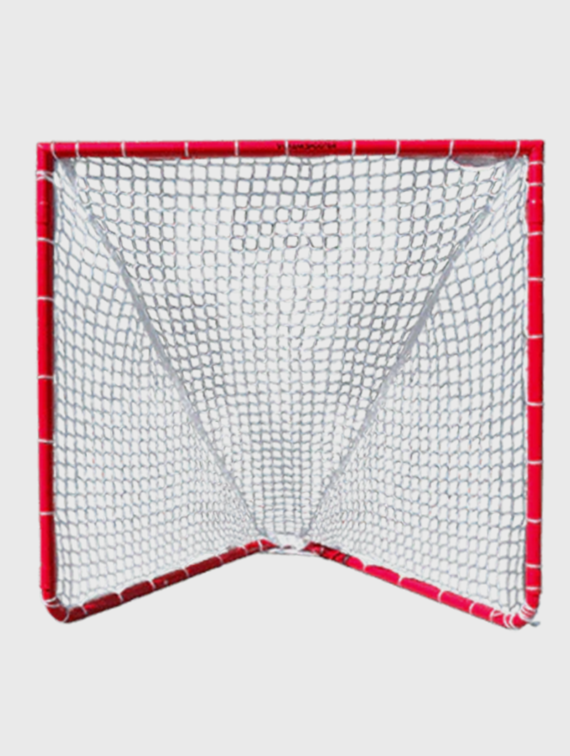 Crankshooter® Box Lacrosse Goal, 4'x4'x4', 26 lbs, Includes 5mm White Net