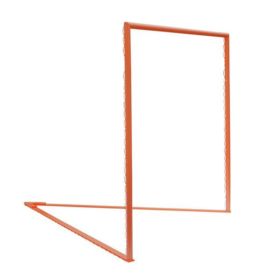 Crankshooter® Official Box Lacrosse Game Goal, Frame Only, 4'x4'x5', 68 lbs, Flat Base with Lacing Rails