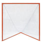 Crankshooter® Official Box Lacrosse Game Goal, Frame Only, 4'x4'x5', 68 lbs, Flat Base with Lacing Rails