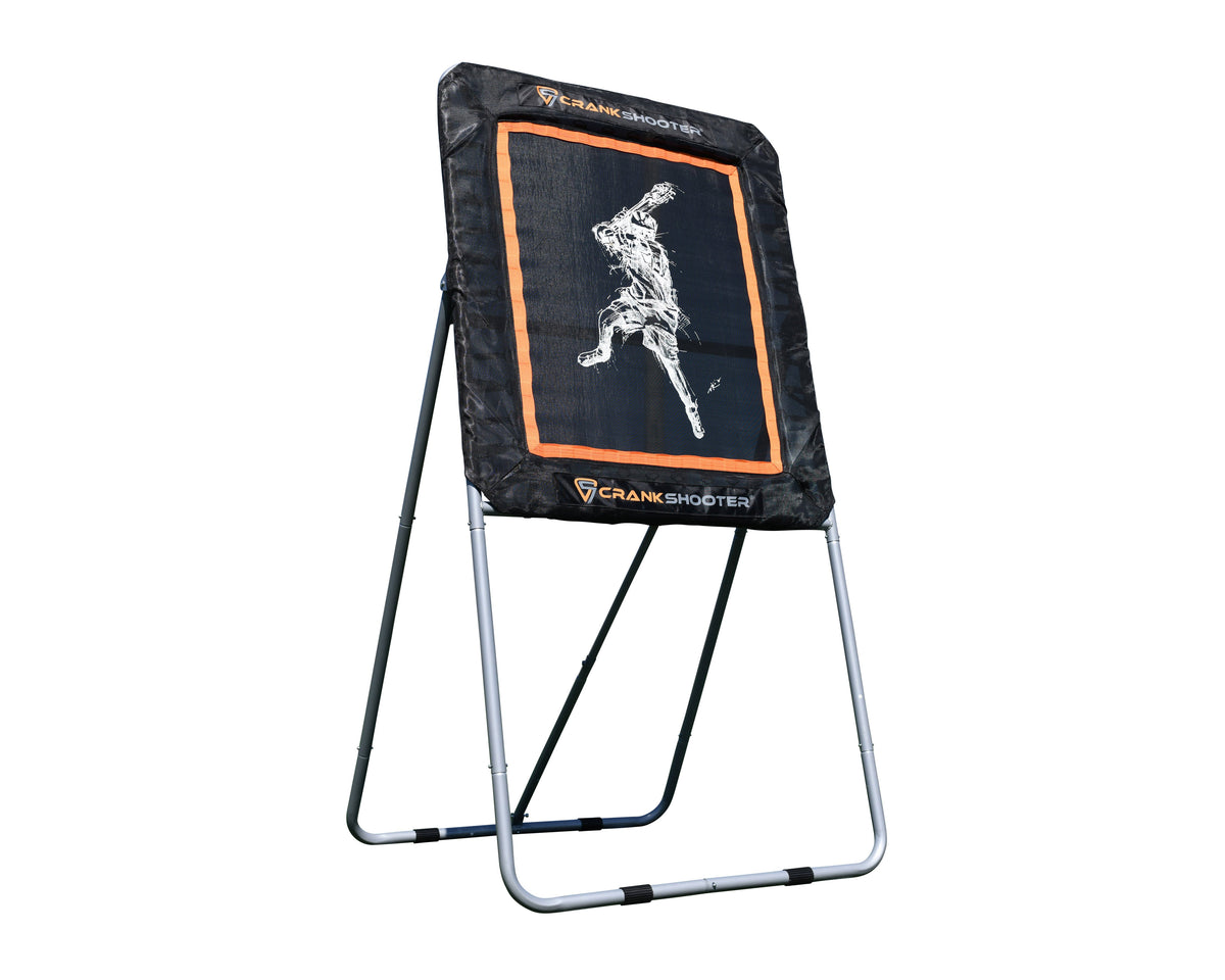Crankshooter® Lacrosse Rebounder Wall, Male Image by Art of Lax™