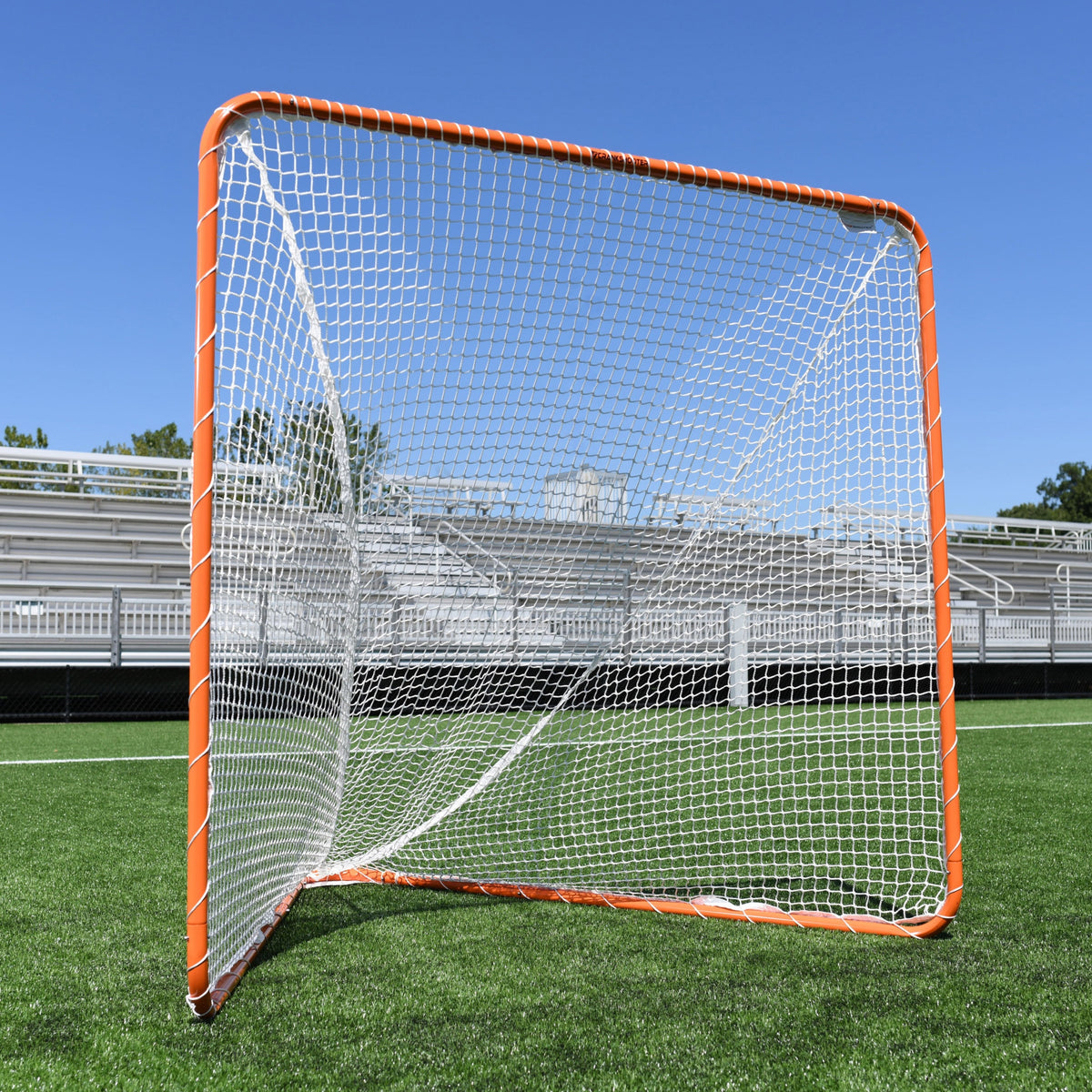 Crankshooter® Backyard/Youth Practice Lacrosse Goal, 6'x6'x7', 21 lbs, Includes 4mm White Net
