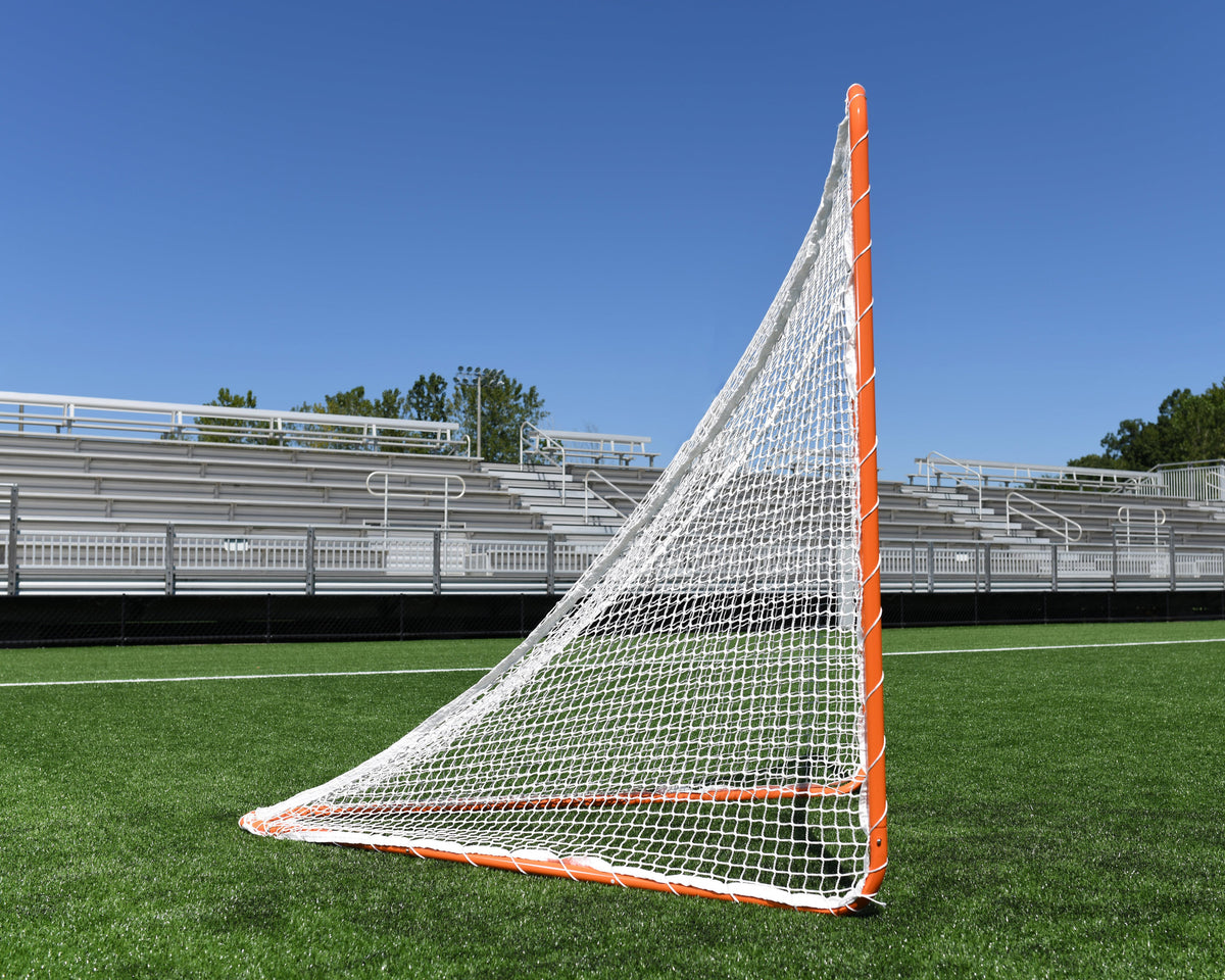 Crankshooter® Backyard/Youth Practice Lacrosse Goal, 6'x6'x7', 21 lbs, Includes 4mm White Net