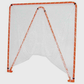 Crankshooter® Folding Lacrosse Goal, 6'x6'x7', 35 lbs, Includes 4mm, 5mm or 6mm White Net