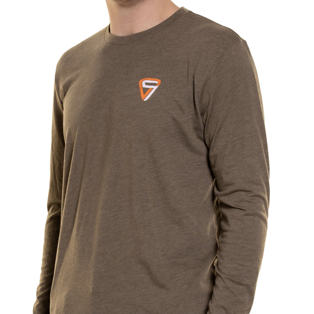 Crankshooter® Lacrosse T-Shirt, Green, Long Sleeve, Made in USA